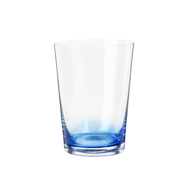 Hue Drinkglas 30 cl, helder / blauw by Broste Copenhagen