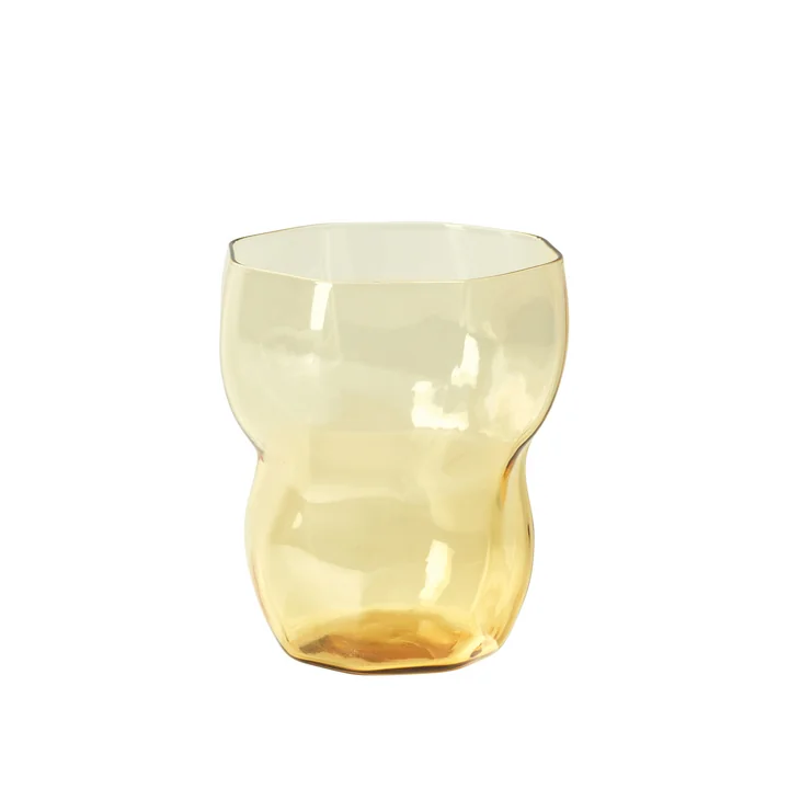 Limfjord Drinkglas, 350 ml, amberkleurig by Broste Copenhagen