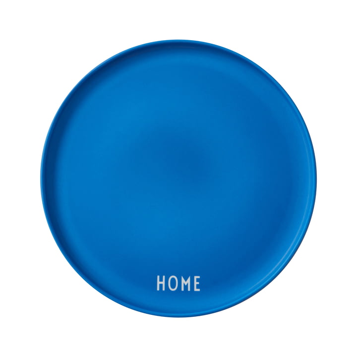 AJ Favourite Porseleinen bord, Home / kobaltblauw van Design Letters