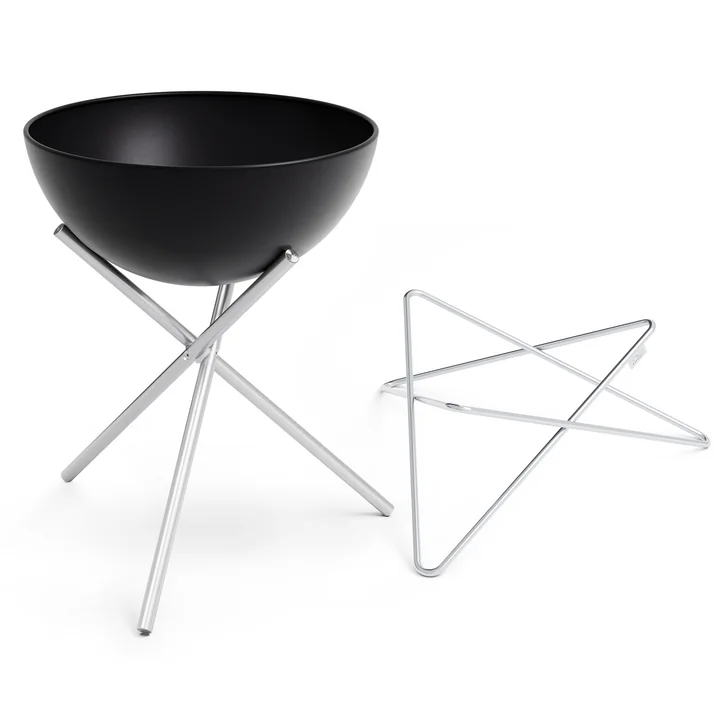 Bowl 70 Vuurschaal flex met stersokkel en driepoot van höfats