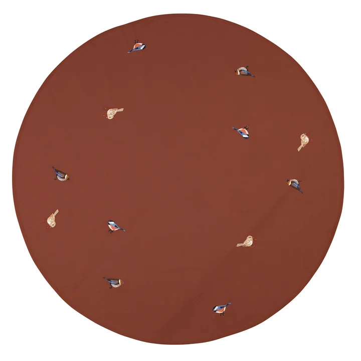 Bird Kerstboomkleed, Ø 120 cm, gerookt paprikapoeder by Broste Copenhagen