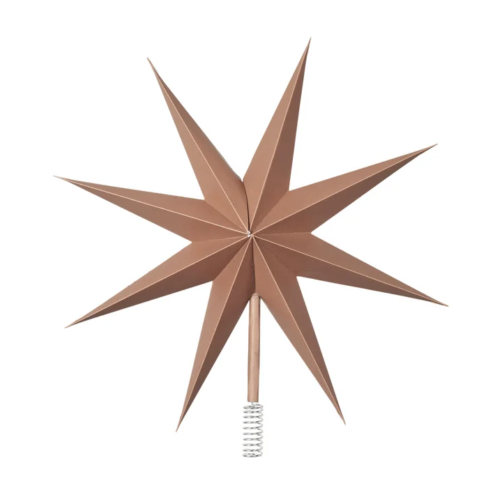 Top Star Kerstboomtop, Ø 30 cm, indian tan by Broste Copenhagen