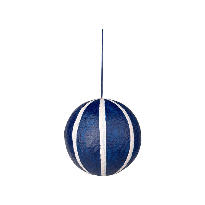 Broste Copenhagen - Sphere Kerstbal, Ø 12 cm, intens blauw