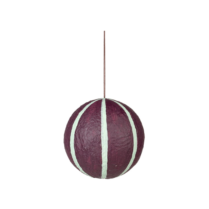 Broste Copenhagen - Sphere kerstbal, Ø 12 cm, braambessenwijn