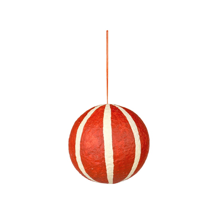Broste Copenhagen - Sphere Kerstbal, Ø 12 cm, pumkin oranje
