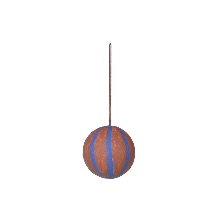 Broste Copenhagen - Sphere kerstbal, Ø 8 cm, caramelbruin