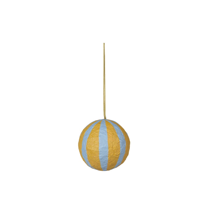 Broste Copenhagen - Sphere Kerstbal, Ø 8 cm, duifblauw