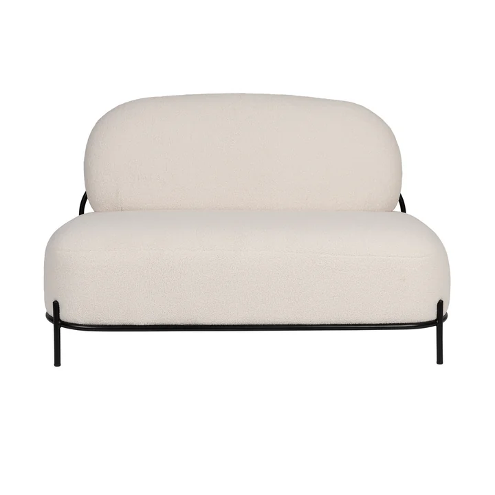 Hatuma Bank van Livingstone in de uitvoering zwart / beige