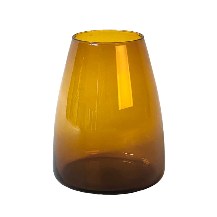 Dim Smooth Vaas medium van XLBoom in de kleur amber