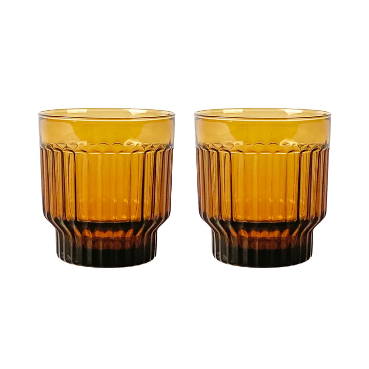 Lima Drinkglas van XLBoom in de versie amber
