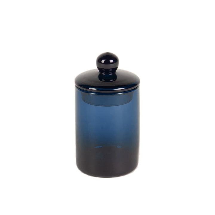 Mika Container met deksel klein van XLBoom in de kleur blauw