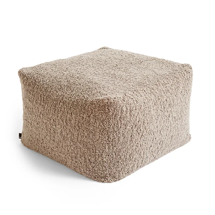 Snug Pouf, H 40 cm, beige van HAY