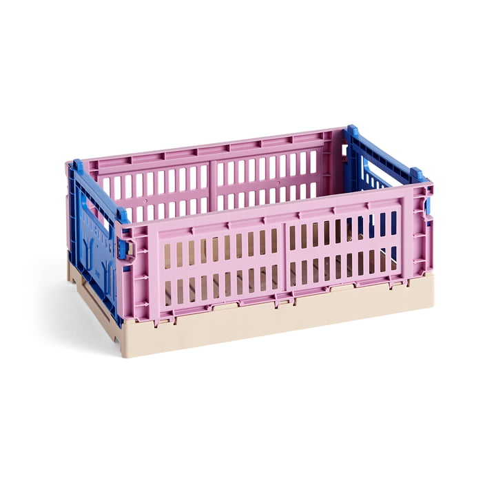 Colour Crate Mix mand S, 26,5 x 17 cm, dusty rose, recycled van Hay