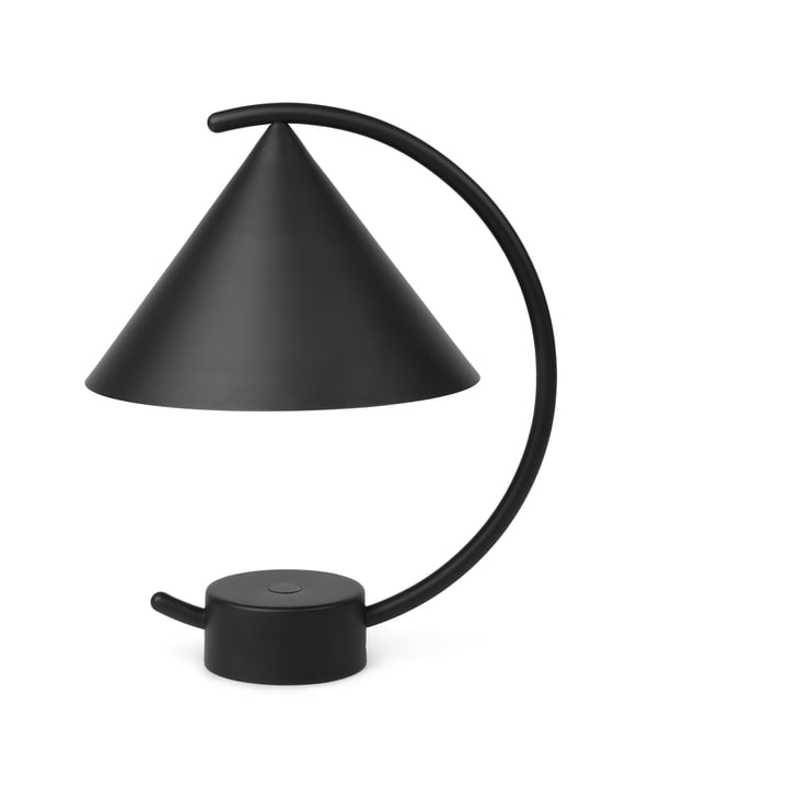 De Meridian tafellamp van ferm Living in zwart