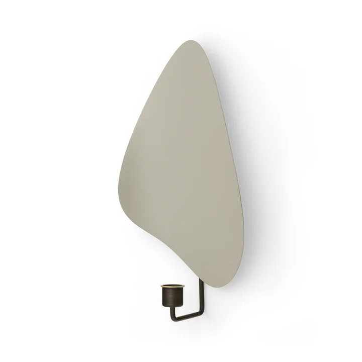 Flambeau Kandelaar muur van Audo in de uitvoering grijs / brons