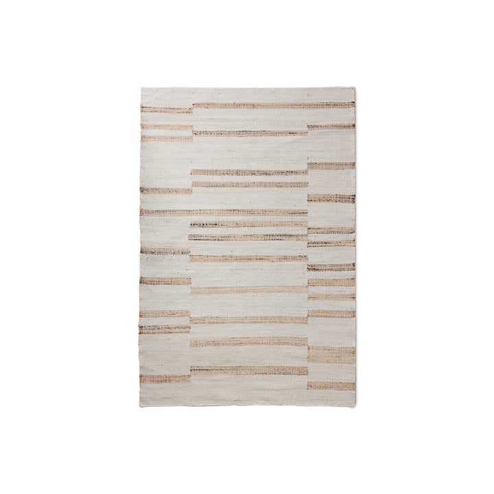Jute tapijt, 120 cm x 80 cm, naturel / bruin van HKliving