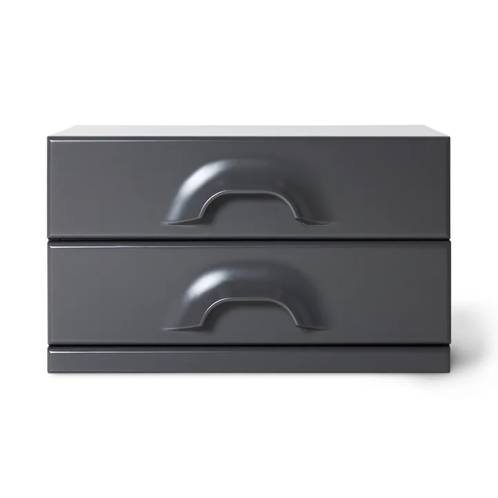 Nachtkastje met laden, charcoal door HKliving