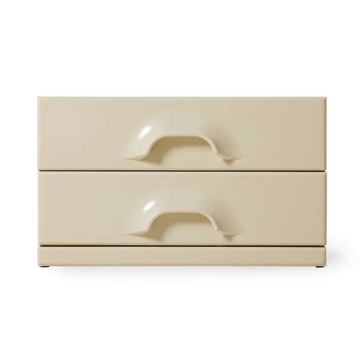 Nachtkastje met laden, cream door HKliving