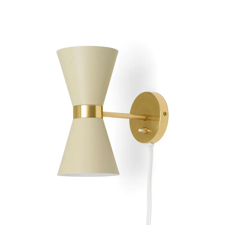 Collector Wandlamp van Audo in de kleur crème