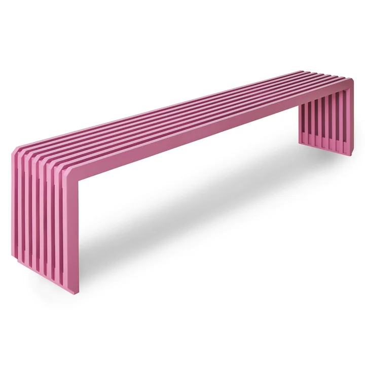 Slatted Bank 150 cm van HKliving in de uitvoering hot pink