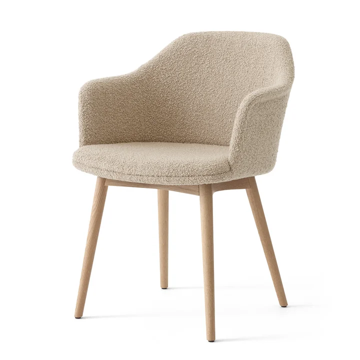 & Tradition - Rely HW79 Fauteuil, frame eiken / beige (Karakorum 003)