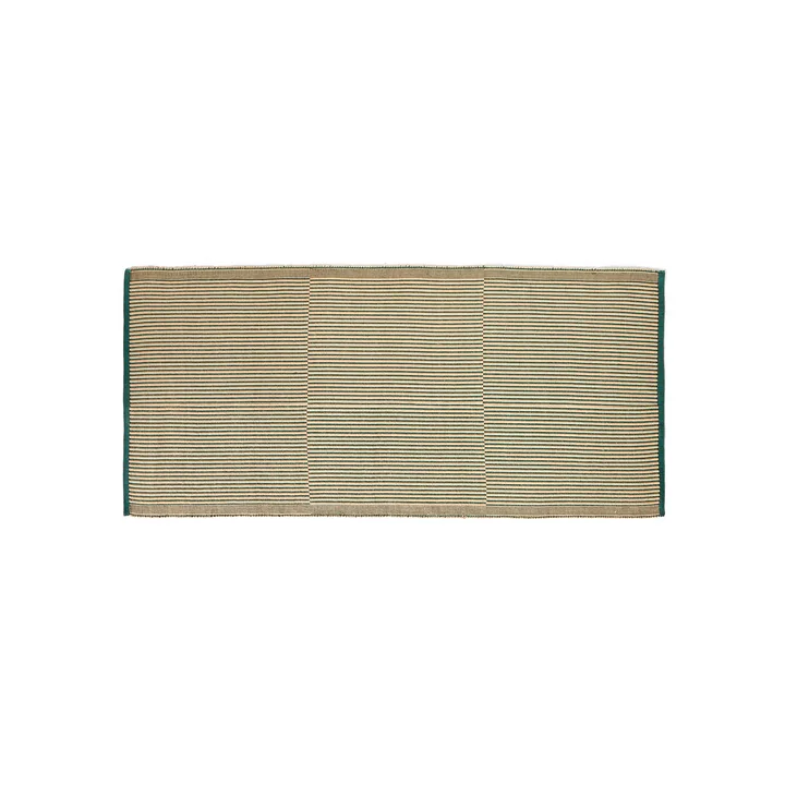 Tapis vloerkleed, zwart/groen van HAY.