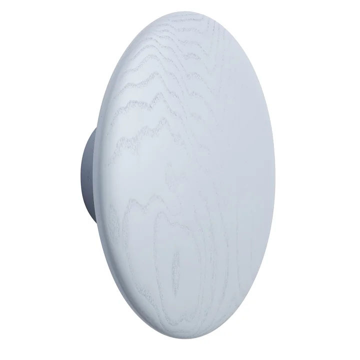 Wandhaak " The Dots " enkel groot, lichtblauw by Muuto