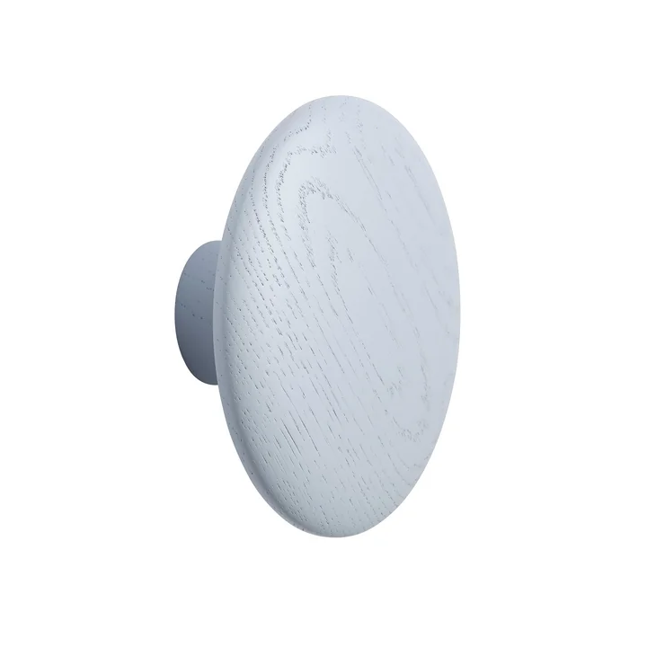 Wandhaak "The Dots" single medium, lichtblauw by Muuto