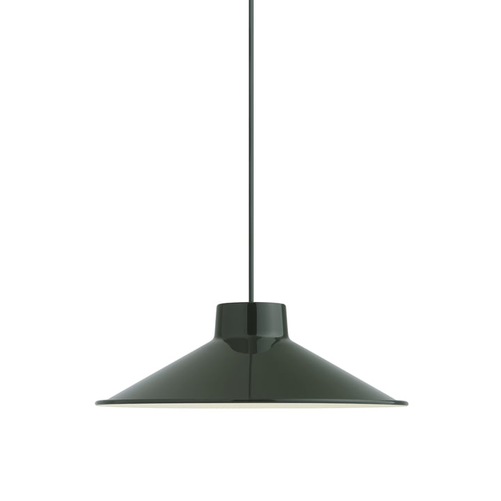Top hanglamp LED, Ø 36 cm, donkergroen by Muuto