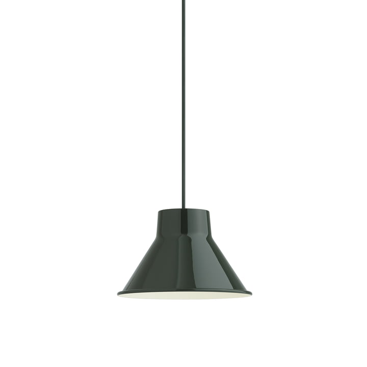 Top hanglamp LED, Ø 21 cm, donkergroen by Muuto