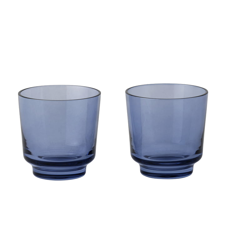 Raise Drinkglas 20 cl, donkerblauw (set van 2) van Muuto