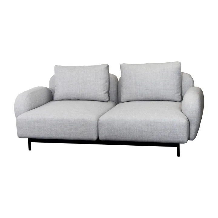 Aura Sofa 10, 2-zits, lichtgrijs, (Cane-line Ambience) van Cane-line