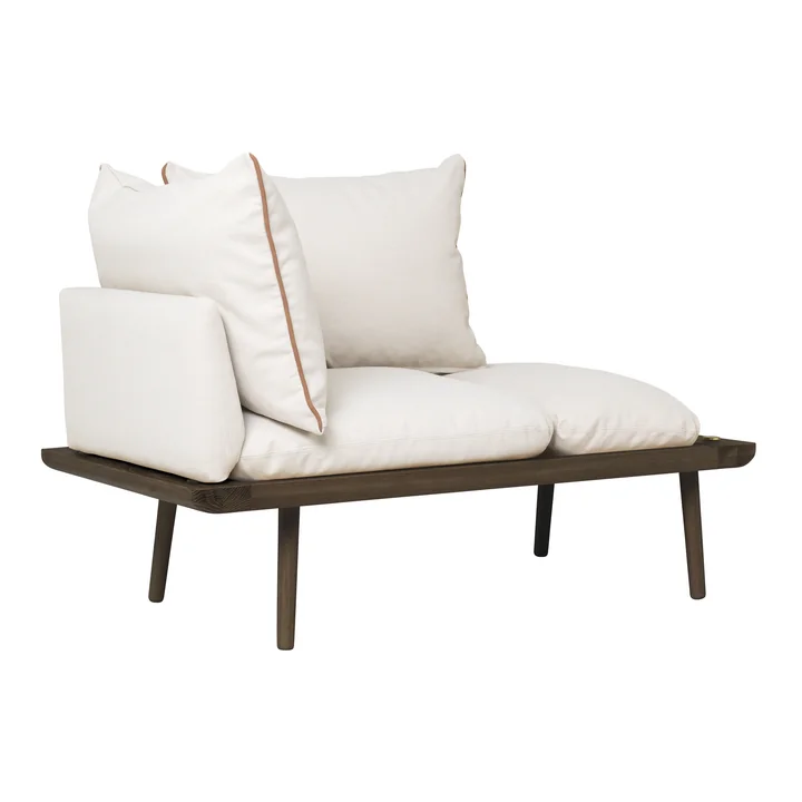 Lounge Around 1. 5 zits, donker eiken / wit zand vanaf Umage