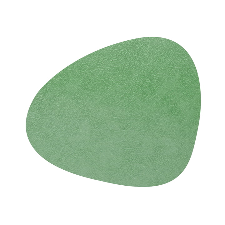Placemat Curve M, 31 x 35 cm, Hippo forest green by LindDNA