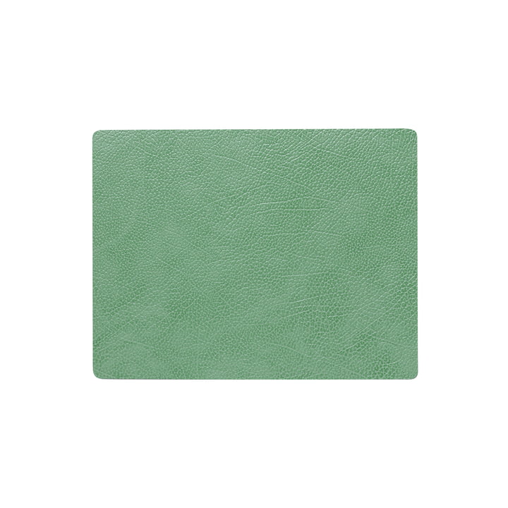 Placemat Square M, 3 4. 5 x 2 6. 5 cm, Hippo forest green van LindDNA
