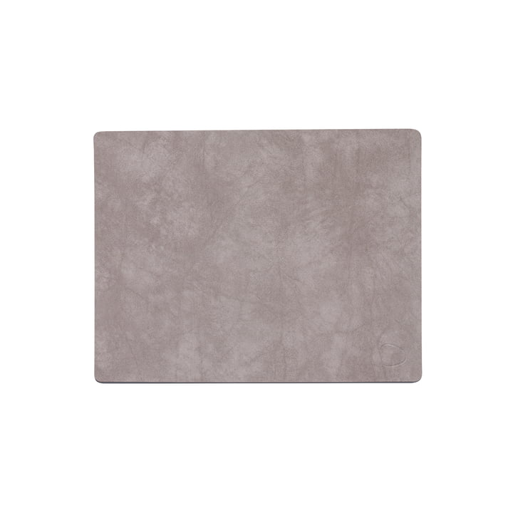 Placemat Square M, 3 4. 5 x 2 6. 5 cm, Nupo nomad grey van LindDNA
