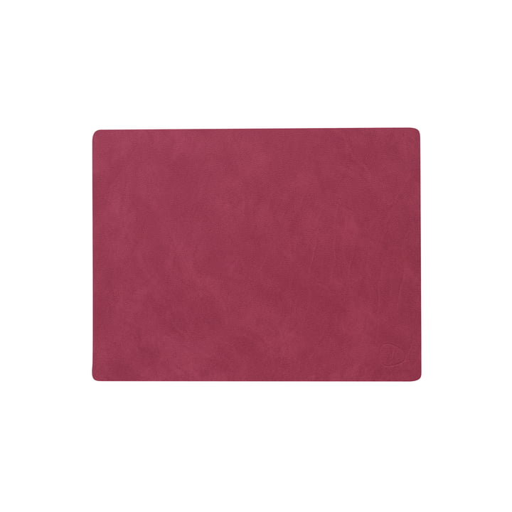 Placemat Square M, 3 4. 5 x 2 6. 5 cm, Nupo rood van LindDNA