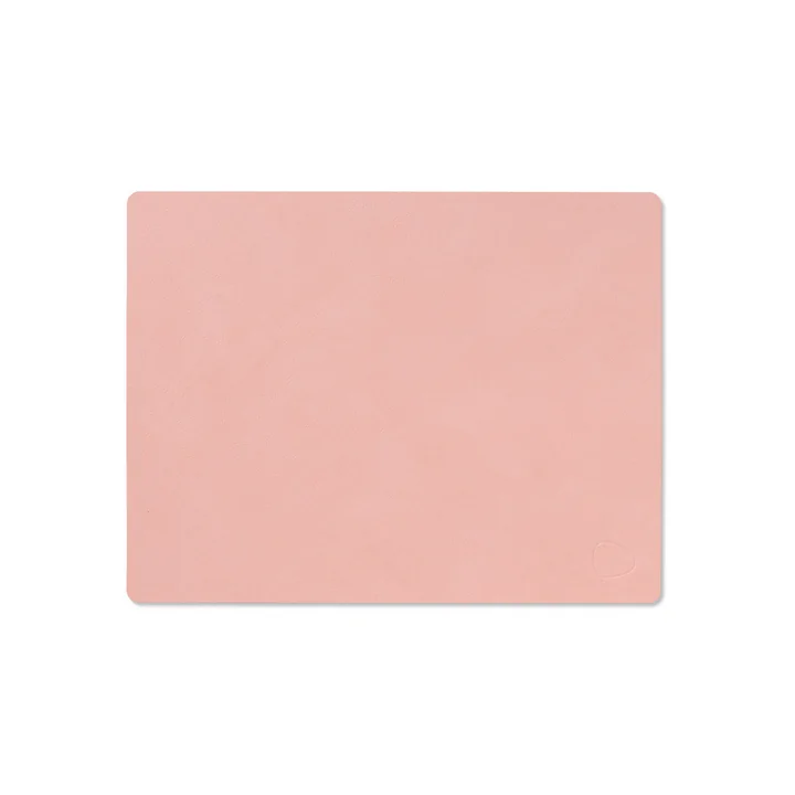 Placemat Square M, 3 4. 5 x 2 6. 5 cm, Nupo rose by Lind DNA
