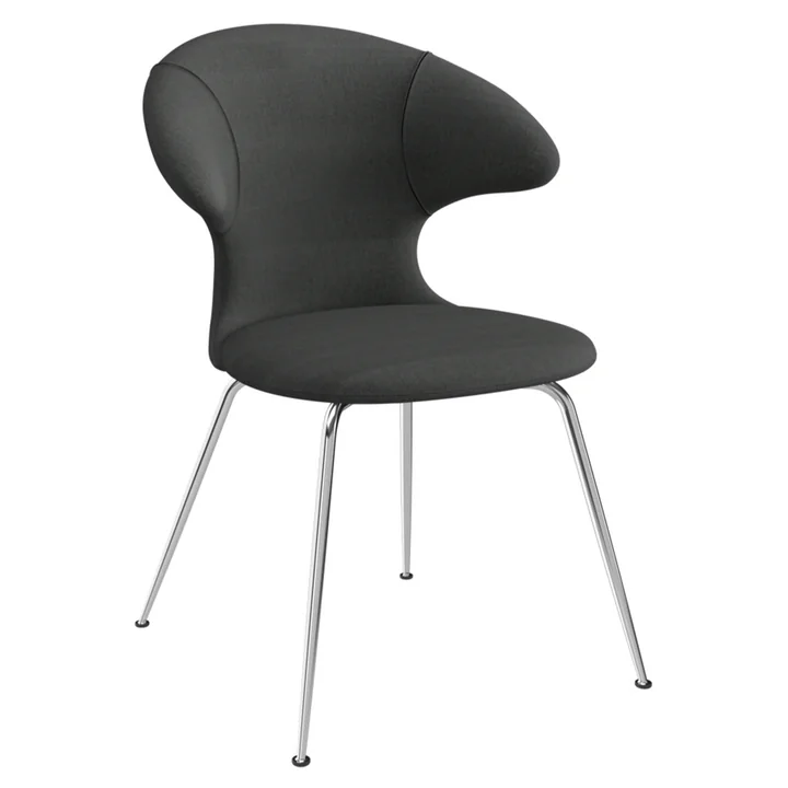 Time Flies Stoel, chroom onderstel, schaduw door Umage