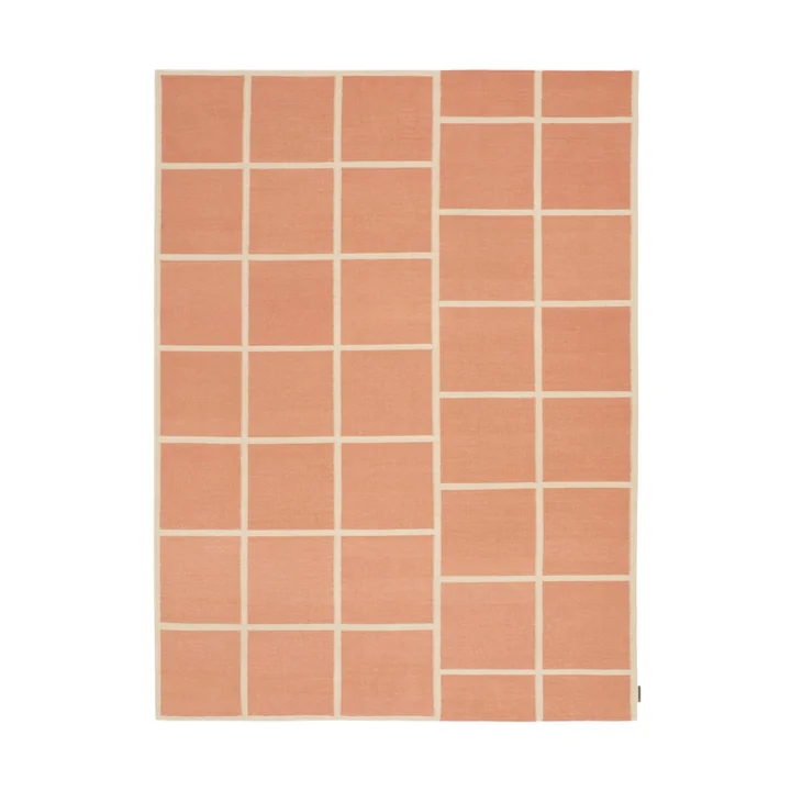 Kelim Untitled_AB14 Tapijt, 180 x 240 cm, oranje / beige (0060 Red earth) van Kvadrat