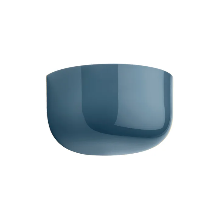 Bellhop Wall Up LED Wandlamp, blauw van Flos