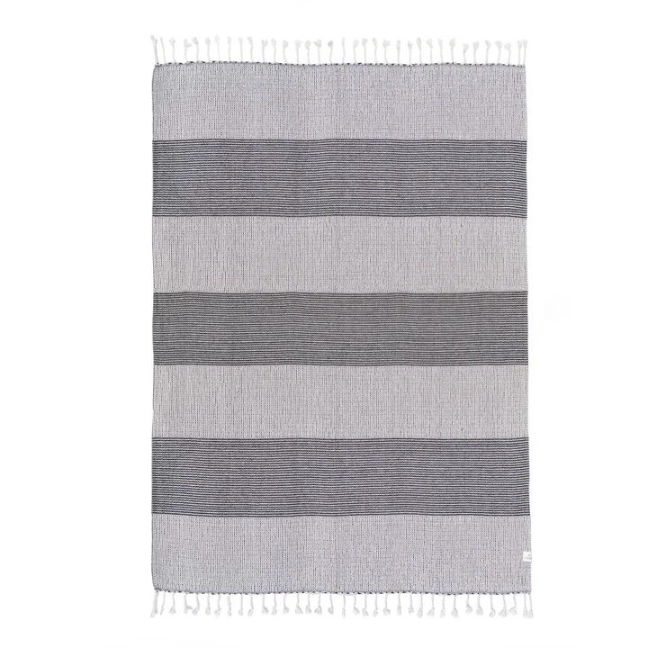 Carbon Deken van Collection in de kleur grijs