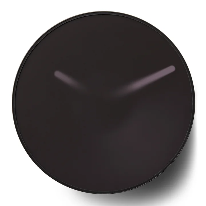 Momentt Wandklok, zwart van Gejst