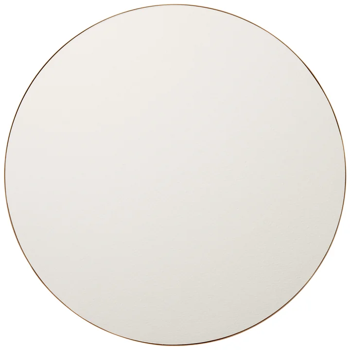 Retell Prikbord Ø 80 cm, wit/messing van Gejst