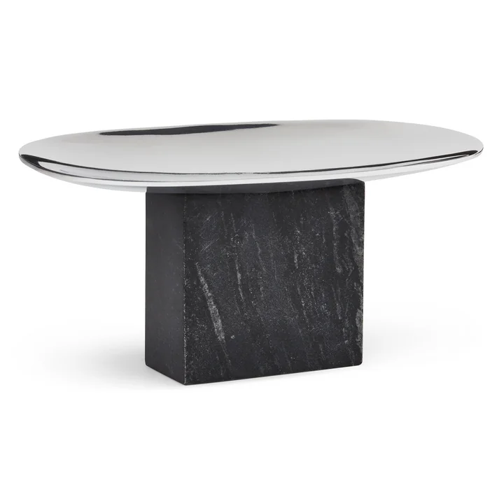 Sapoto Dienblad, 12 x 25 cm, zwart / chroom van Gejst