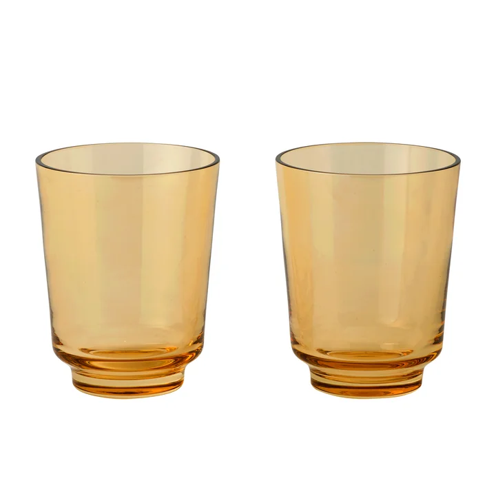 Muuto - Raise Drinkglas 30 cl, burnt orange (set van 2)