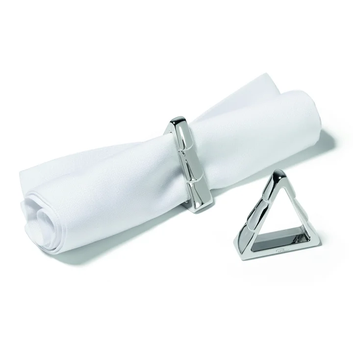 O Tannenbaum Servettenhouder, set van 2, zilver by Philippi