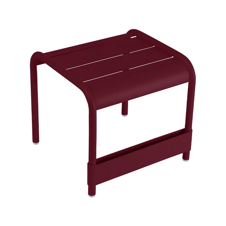 Luxembourg Lage tafel / poef, 44 x 42 cm van Fermob in de kleur black cherry