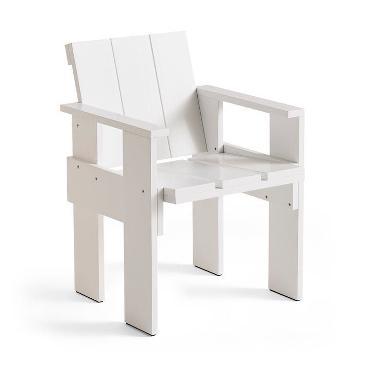 Crate Lounge Chair, L 64 cm, white van Hay