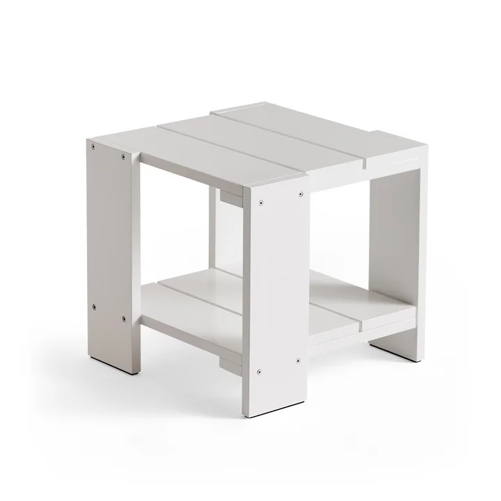 Crate white Bijzettafel, L 49,5 cm, van HAY